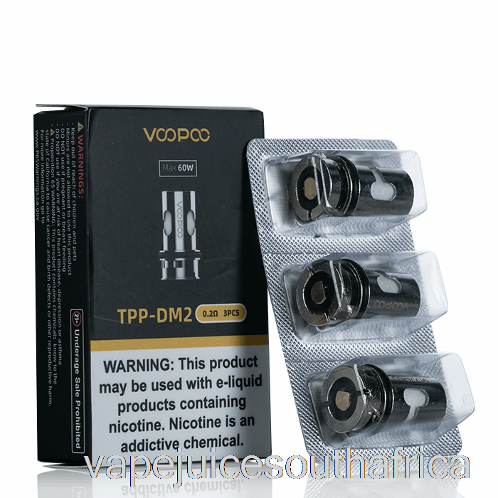 Vape Juice South Africa Voopoo Tpp Replacement Coils 0.2Ohm Tpp-Dm2 Mesh Coils